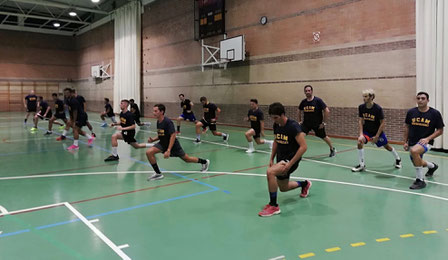 El equipo ya trabaja en San Basilio / Foto: UCAM BM Murcia