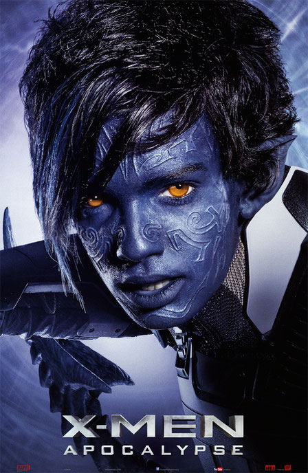 X-Men Apocalypse Charaktere - Kurt Wagner - Nightcrawler - 20th Century Fox - kulturmaterial