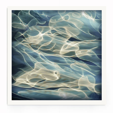 "H2O #61" Abstrakt und surreal wirkende Wasserfortografie.