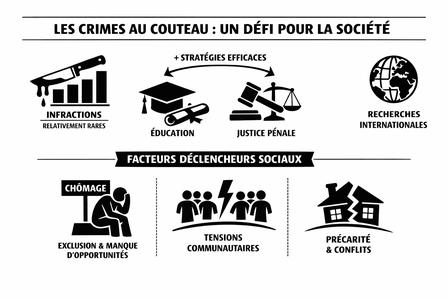 Les défis des crimes au couteau