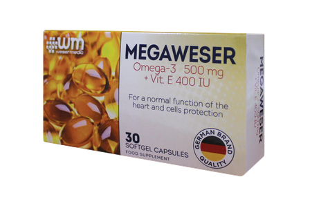 Food Supplements, Megaweser Omega 3 Syrup