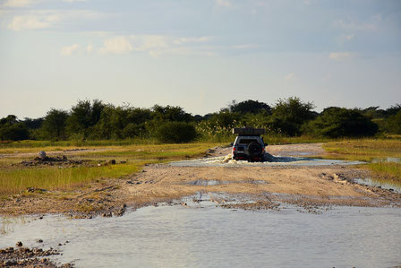 Wasserdurchfahrt zu Hakusebe River Lodge