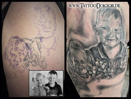 Tattoo Rostock, Portraits Cover Up