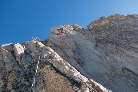 Hochtour, Lötschentaler Breithorn, Blanchetgrat, Baltschiederklause, Zustieg, Arete Blanchet, Wallis, Gratkletterei, Granit, Ausserberg