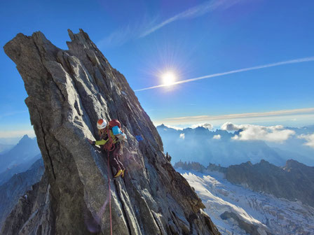 Torinohütte, Refugio Torino, Monte Bianco, Entrèves, Aiguille du Rochefort, Dome du Rochefort, Pointe Young, Pointe Marguerite, Pointe Hélène, Pointe Croz, Pointe Walker, Pointe Whymper, Grandes Jorasses, Überschreitung, Bivacco Ettore Canzio, Rif