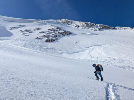 Aletschhorn, Haslerrippe, Biwak, Winterbiwak, Nordwand, North face