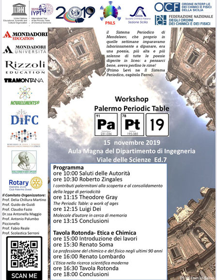 periodic table of elements events, theodore gray periodic table of elements events in palermo Italy