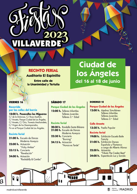 Fiestas en Ciudad de los Angeles, distrito de Villaverde