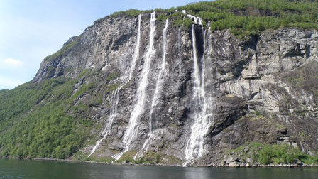 Die Wasserfälle der sieben Schwestern