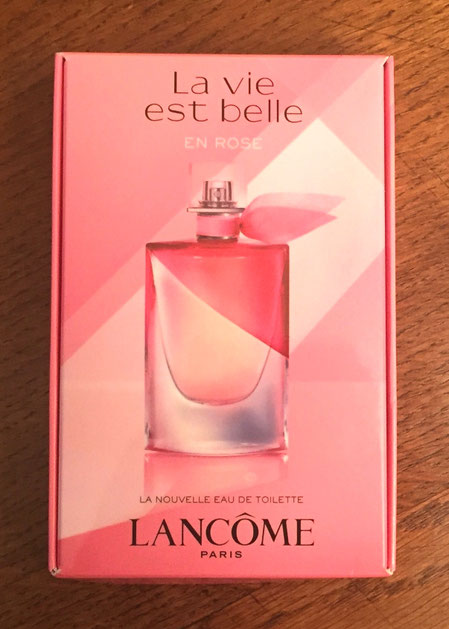 2019 - COFFRET LA VIE EST BELLE EN ROSE : COFFRET RECU PAR VOIE POSTALE