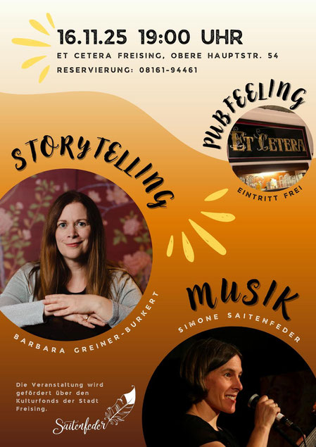 Flyer Storytelling 16.11.25 in Freising