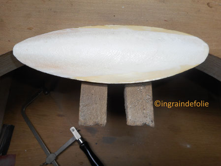  coulée à l'os de seiche, fabrication artisanal