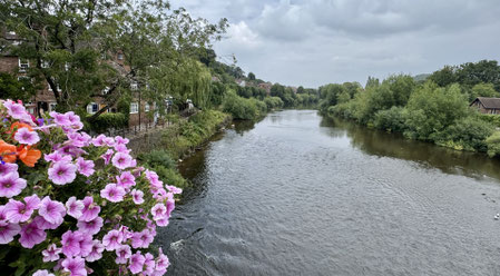 Finish on bridge in Bridgnorth