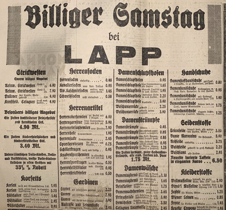 Billiger Samstag