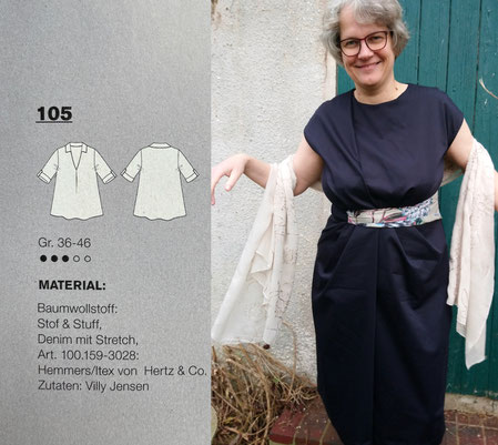 I would like to sew this short sleeve tunic using leftover fabric from my 2019 Christmas dress. © Griselka 2022