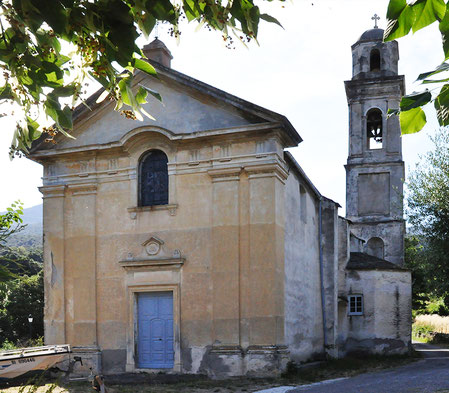 Barretali - Eglise de l'Annonciation - agrandie en 1871-1872 par l'architecte Giuseppe Simonpietri