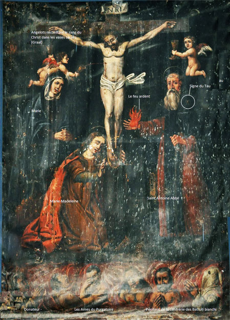 La Crucifixion - détails