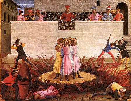 Fra Angelico - Prédelle d'un retable (Dublin)