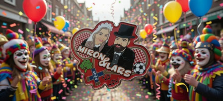 Carnaval pins laten maken met logo