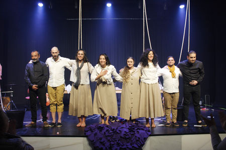 actuación las 13 rosas teatro