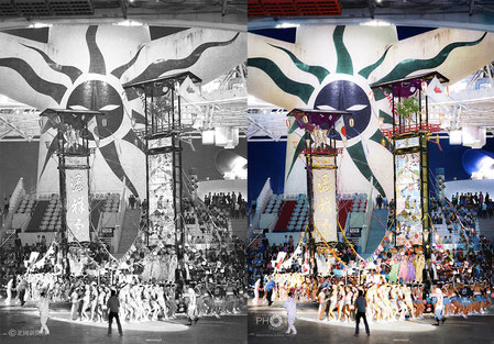 1970（昭和45）年7月1日、大阪万博お祭り広場