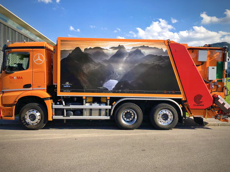 Hoher Kasten - Der LKW als Werbefläche