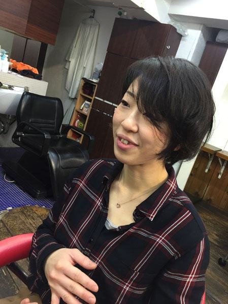 横浜・日吉・菊名・美容室☆女性の笑顔を作る専門家☆美容家 奥条勇紀 髪型を楽しむ代表のしおりちゃん