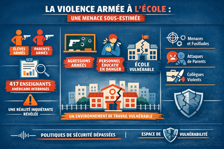 Violence armée à l’école : une réalité inquiétante