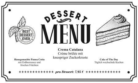 © Cafe Leonardo® Mülheim - Feine Desserts mit Crema Catalana, Hausgemachte Panna Cotta & Kuchen