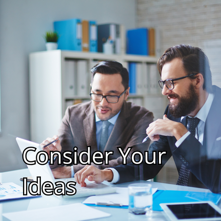 Consider Your Ideas by Landmark Signs Inc.