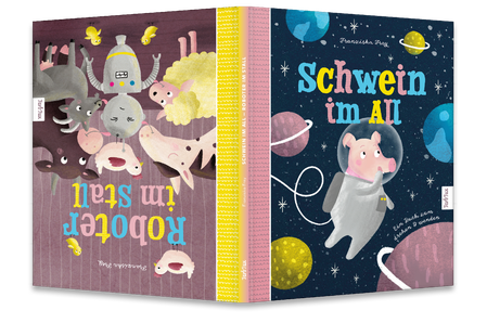 Wendebuch: Schwein im All - Roboter im Stall