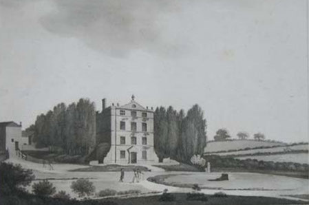 Bennetts Hill drawn at the time of the 1791 Riots by P H Witon Jnr. Image believed to be now in the public domain.