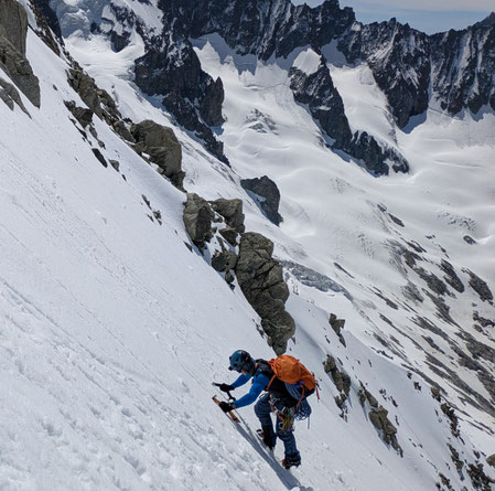 Hochtouren, Mont Blanc, Torinohütte, Rifugio Torino, Courmayeur, Chamonix, Dent du Géant, Géant Branché, Glacier du Géant, Petit Flambeu