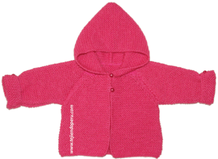 saco con capucha para bebe de 6 a 9 meses