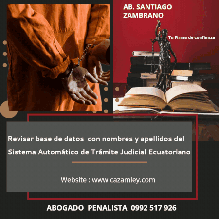 ABOGADO PENALISTA EN QUITO ECUADOR 