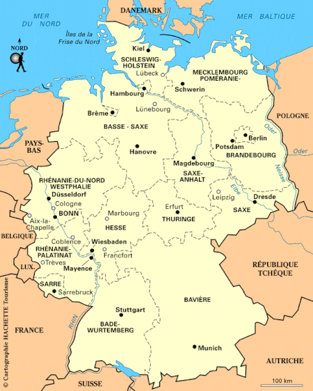 allemagne carte le routard