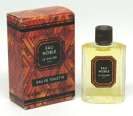 EAU NOBLE - EAU DE TOILETTE 9 ML - BOUCHON PLASTIQUE MARRON - BOÎTE DIFFERENTE