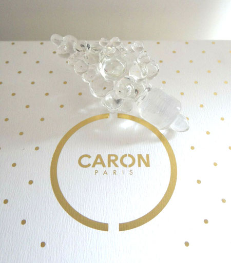 GROS PLAN SUR LE  BOUCHON EMERI DU FLACON "CASCADE"