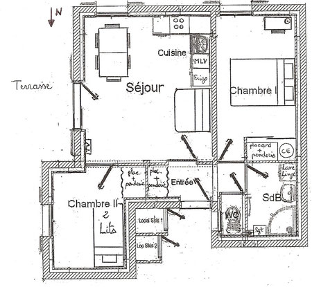 Plan rez-de-jardin