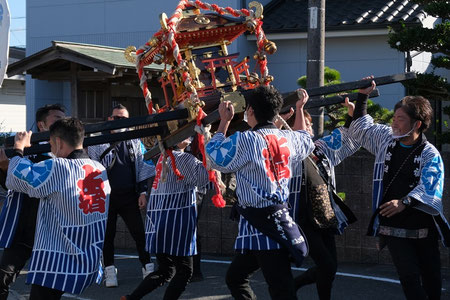 11/21　神輿練り午前