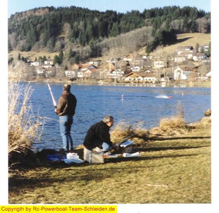 Auf Besuch in Bayern.Bomben Wetter,VIELWasser, vieleWellen .Rennen bis zum letzten Ampere.