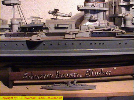 Großmodell Schlachtschiff Blücher
