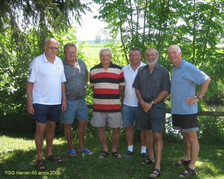 Auf dem Mannschaftsfoto von links: Gerhard Gollwitzer, Karl Bichler, Mannschaftsführer Gregor Schwarzmann, Lenz Albrecht, Gerhard Moschner, Franz Hottenroth