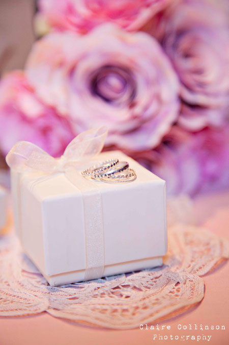 Silver wedding rings