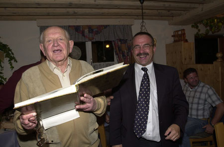 Ali Gogg und Heinz Brunner beim Treffen 2002 in der Südsteiermark