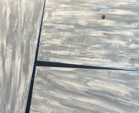 ULTRA SLIT 2   606mm*500mm   F12   2025 acrylic on canvas, wood