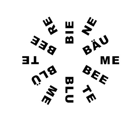 visuelles Poem: "Gartenteile", Arne Rautenberg 2011