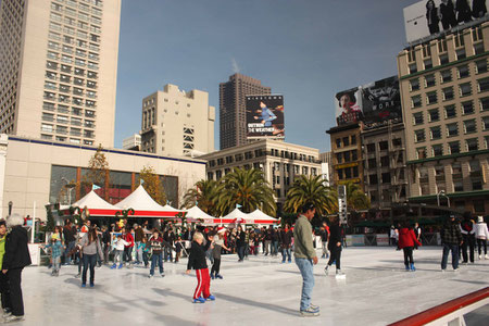 Eislaufen am Union Square