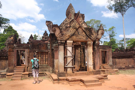 Das Eingangstor von Banteay Srei