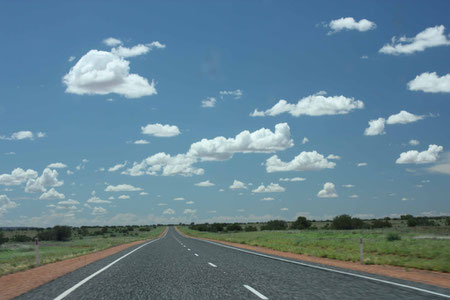 Viel Grün im roten Herzen Australiens